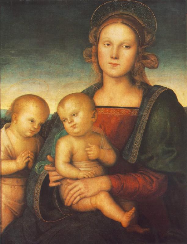  Madonna with Child and Little St John af
